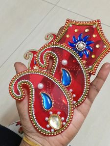 Acrylic Kundan Rangoli