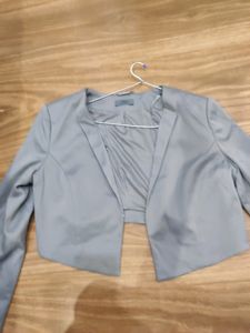 cropped blazer