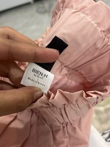 Pink Casual Skirt