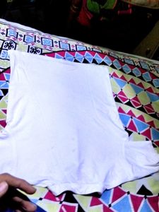 White Henley Shirt - Men&#39;s Small