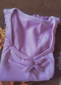 Cute Bow Lavender Top 💜✨