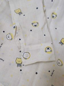 Cute Bear Print Shirt