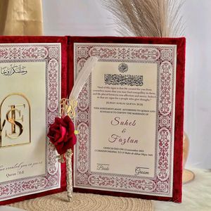 Elegant Velvet Nikahnama