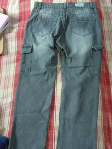 Cargo Denim Pants