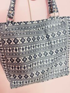 Patterned Tote Bag