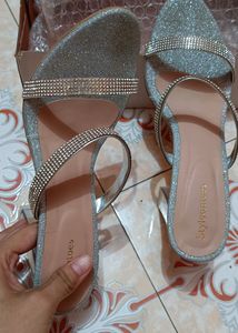 Rhinestone Transperant Heels