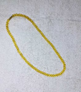 Yellow Beaded Necklace