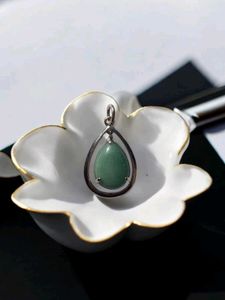 Green Aventurine Drop Crystal Pendant