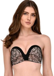 Women Push-up Heavily Padded Strapless Bra