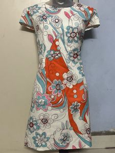 Pintrest Korean Floral Print Dress
