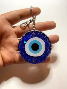 Evil Eye Resin Keychain