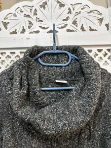 ✈️ Imported Cozy Grey Knit Sweater A