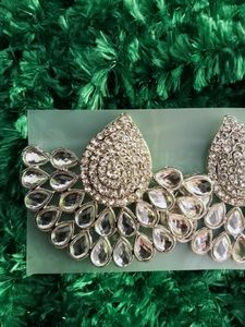 Diamond Stone Earrings