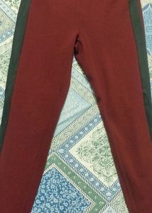 Maroon Track Pants