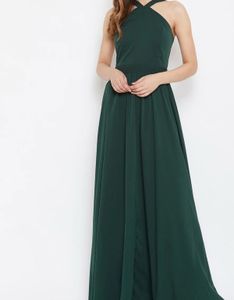 Elegant Green Maxi Dress