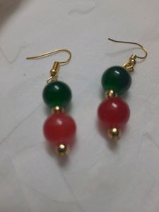 Antique gold necklace with earrings