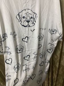 Puppy Love Print Top