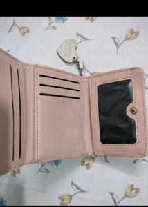 Pretty Pink Coloured Women Wallet/Small Purse