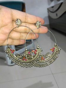 Navratri Hoop Jhumka Earrings