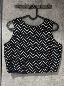 Indya Navy Blue Glam Blouse 🦋