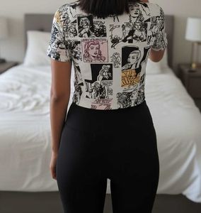 Comic Print Top