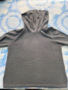 Grey Cowl Neck Sweater