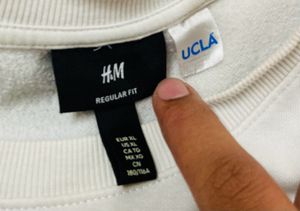 H&amp;M White Sweat-tshirt UCLA