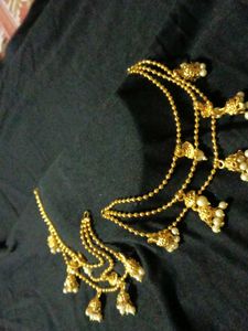 Gold Jhumka Earrings