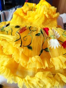 Cute Yellow Party Dress