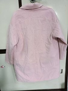 Chic Pink Oversized Coat
