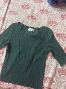 Irregular Neck Top