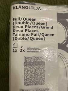 🛏️ IKEA KLANGLILJA Duvet Cover Set (Full/Queen)