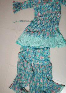 Floral Print Top & Pant Set