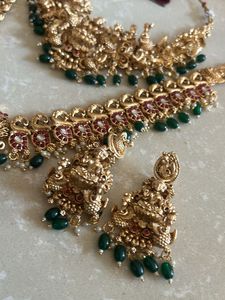 Temple Jewellery Combo Set