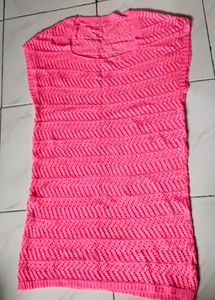 Pink Knit Sleeveless Top