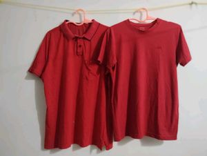 Red T-Shirt & Polo Shir