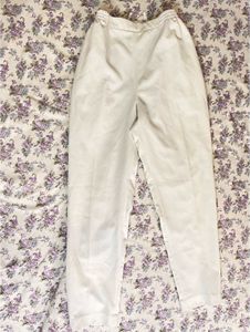 white formal Waist Pants