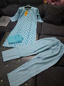 Stylish Kurta Set L Size cotton