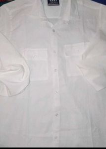Popcorn white shirt for men