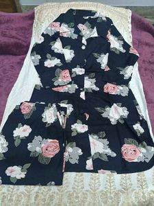 Floral Print cord set