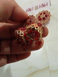 ♥️ red earings