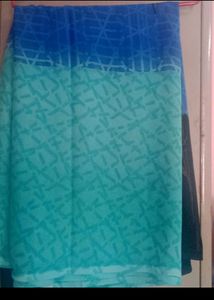 New Blue Saree