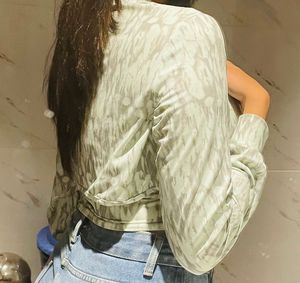 Sage Green Cutout Long Sleeve Top