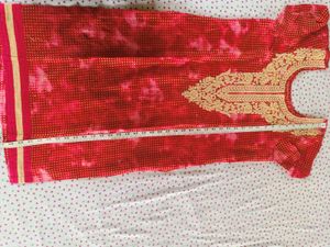 Red &amp; Pink Salwar Kameez Set