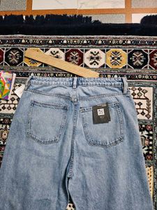 Wide Leg Denim Jeans