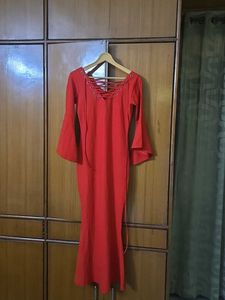 Red Mermaid Dress