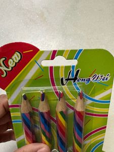 Rainbow Swirl Color Pencils (4pc)