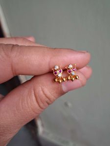 Gold Stud Earrings