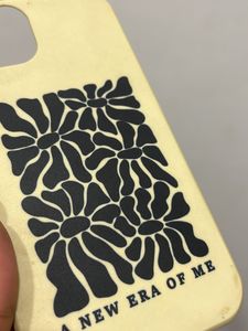 iPhone 13 Hard Case Abstract Floral Design