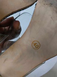 Snakeskin Print Heels